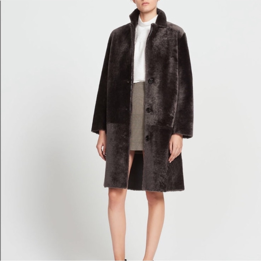 Sandro shearling coat
